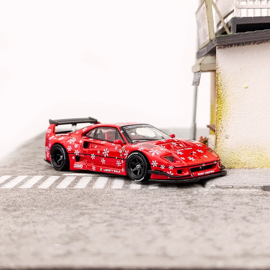 INNO64 1:64 Ferrari F40 LBWK Liberty Walk 2023 Christmas Edition