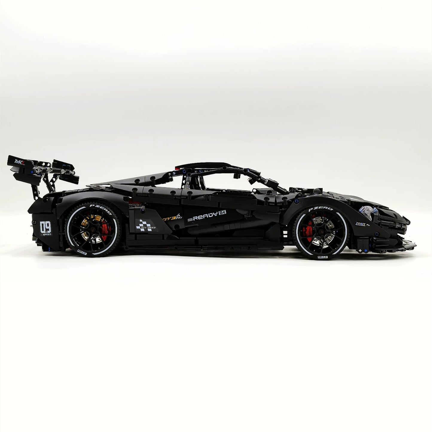 The "P1" 1:8 Masterpiece Hypercar - V8 Twin-Turbo Hybrid Tech Racing Series by MOC Works Studio