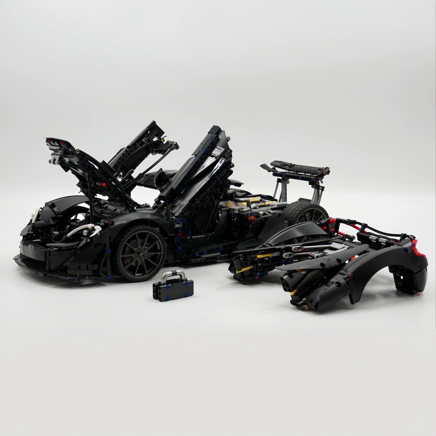 The "P1" Black Masterpiece - V8 Twin-Turbo Active Aerodynamics Series by MOC Works Studio