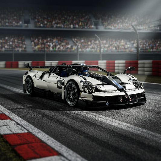 The "Huayra" God of Wind - Metallic Silver V12 Twin-Turbo Active Aerodynamics Series by MOC Works Studio