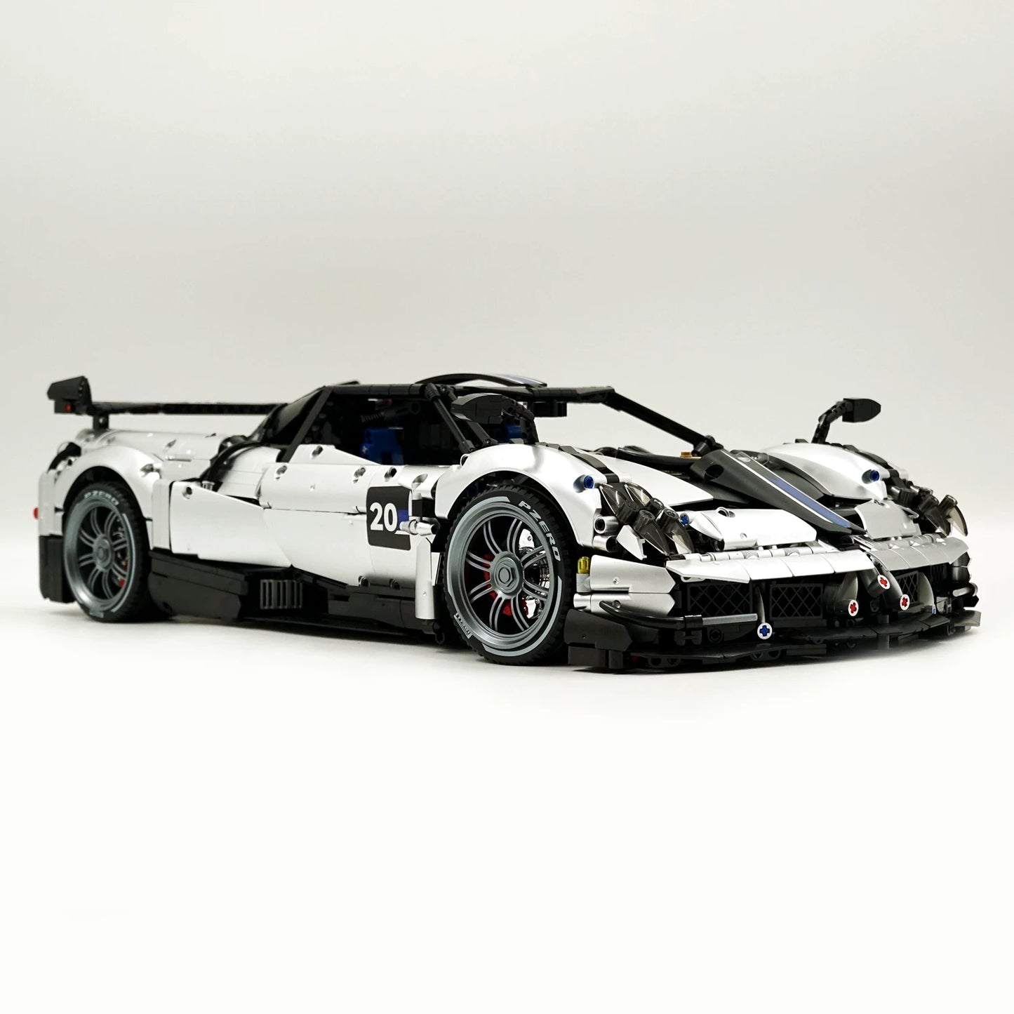 The "Huayra" God of Wind - Metallic Silver V12 Twin-Turbo Active Aerodynamics Series by MOC Works Studio