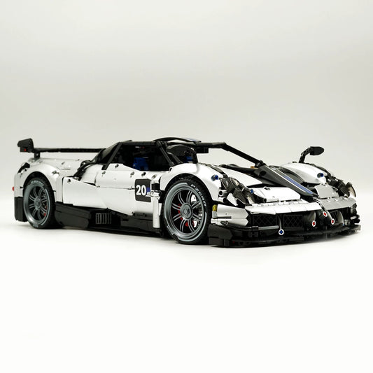 The "Huayra" God of Wind - Metallic Silver V12 Twin-Turbo Active Aerodynamics Series by MOC Works Studio