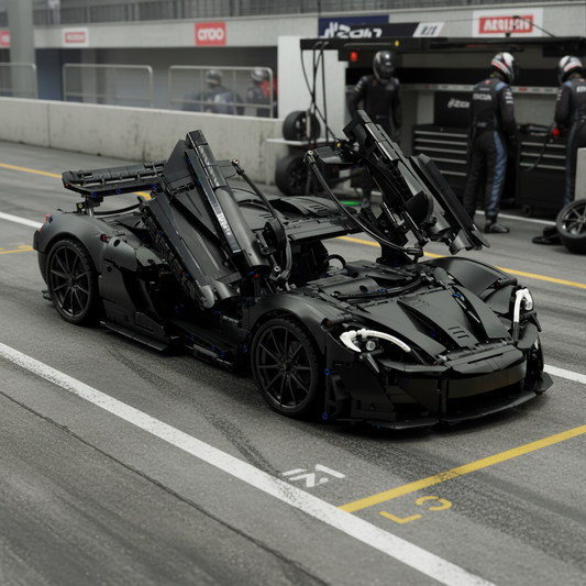 The "P1" Black Masterpiece - V8 Twin-Turbo Active Aerodynamics Series by MOC Works Studio