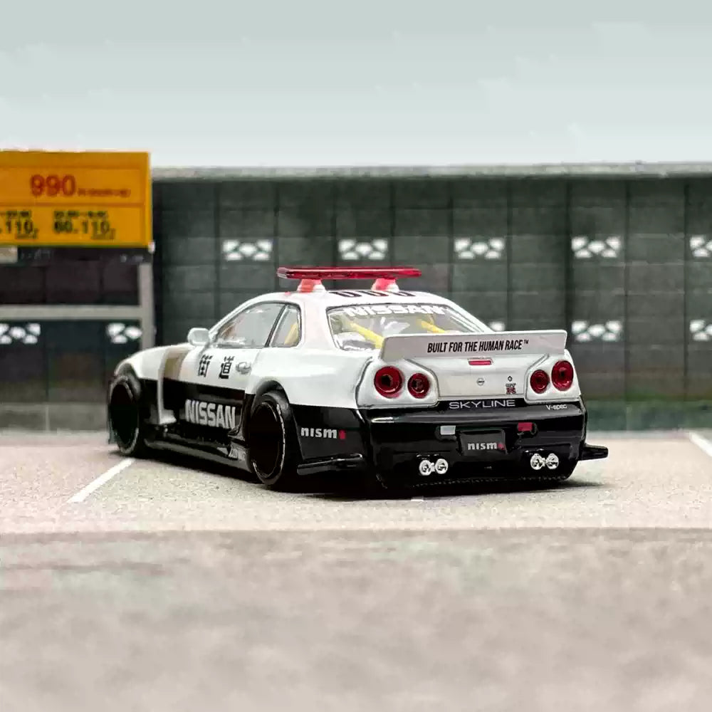 Kaido House x MINI GT 1:64 Nissan Skyline GT-R R34 Police Car (#120)