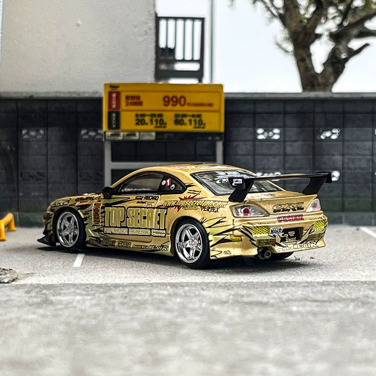 MINI GT 1:64 Nissan S15 Silvia Top Secret D1GP (#714)