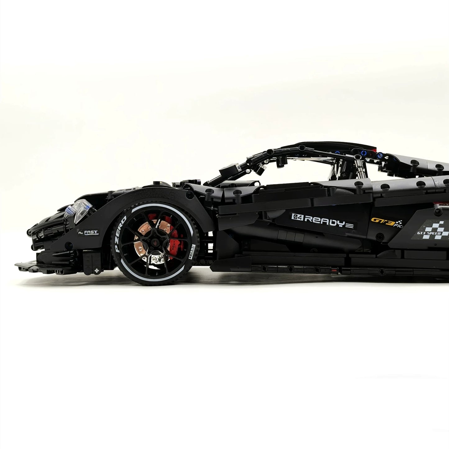 The "P1" 1:8 Masterpiece Hypercar - V8 Twin-Turbo Hybrid Tech Racing Series by MOC Works Studio