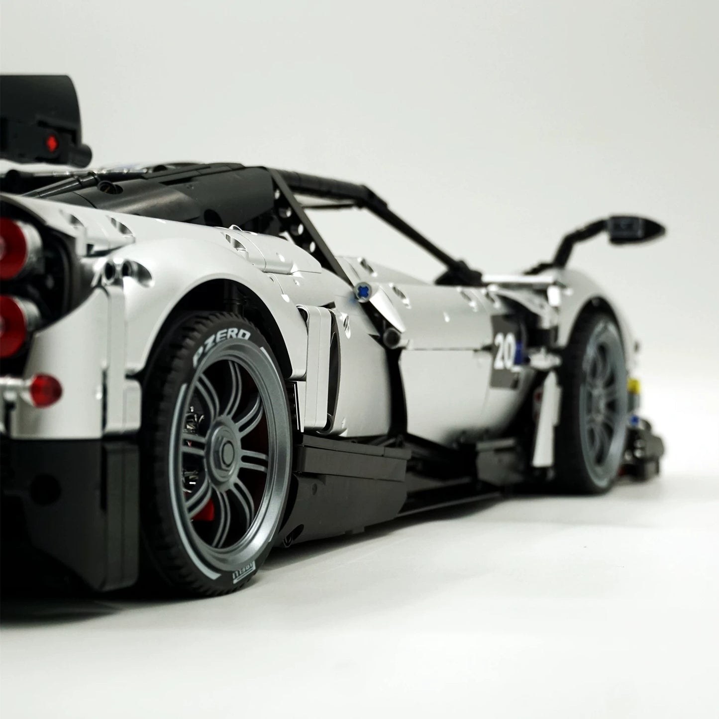 The "Huayra" God of Wind - Metallic Silver V12 Twin-Turbo Active Aerodynamics Series by MOC Works Studio