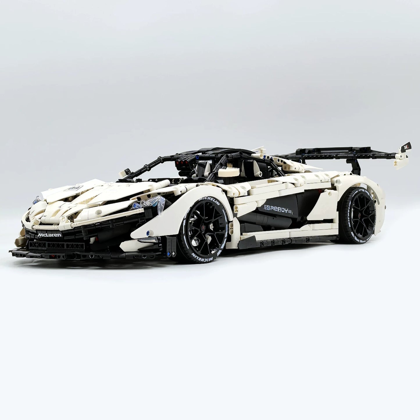 The "P1" 1:8 Masterpiece Hypercar - V8 Twin-Turbo Hybrid Tech Racing Series by MOC Works Studio