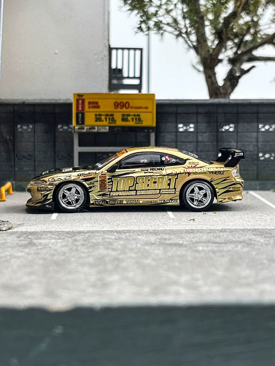 MINI GT 1:64 Nissan S15 Silvia Top Secret D1GP (#714)