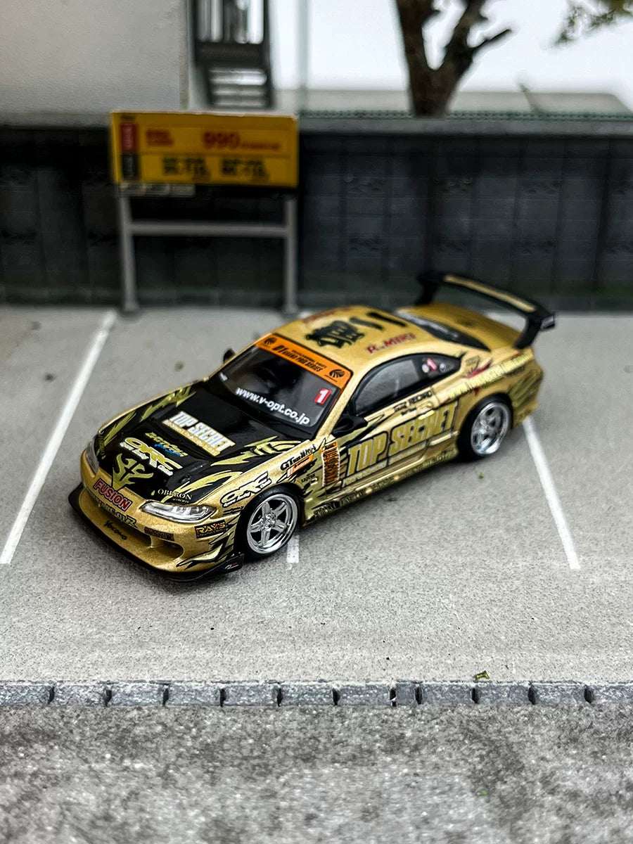 MINI GT 1:64 Nissan S15 Silvia Top Secret D1GP (#714)