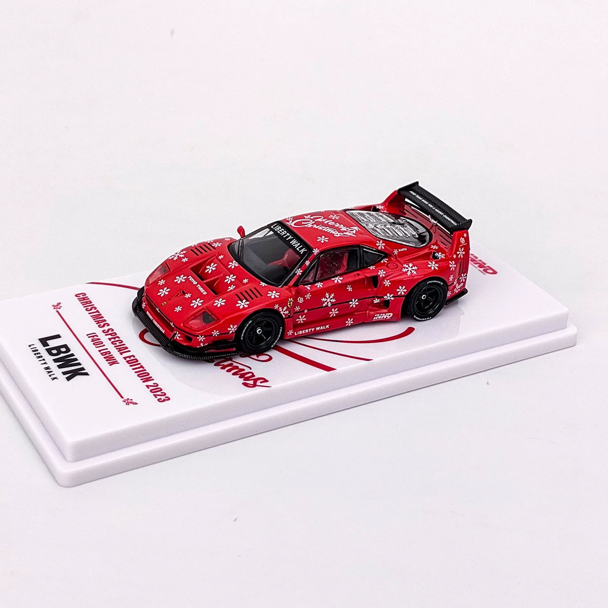 INNO64 1:64 Ferrari F40 LBWK Liberty Walk 2023 Christmas Edition