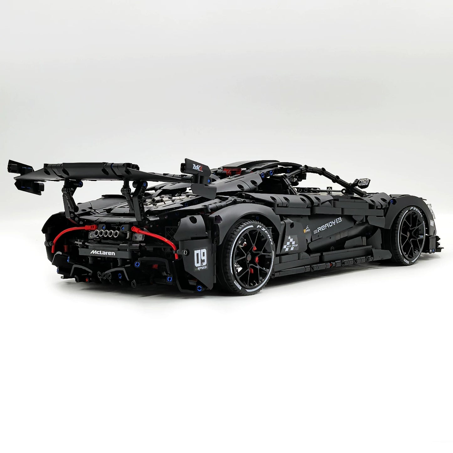 The "P1" 1:8 Masterpiece Hypercar - V8 Twin-Turbo Hybrid Tech Racing Series by MOC Works Studio