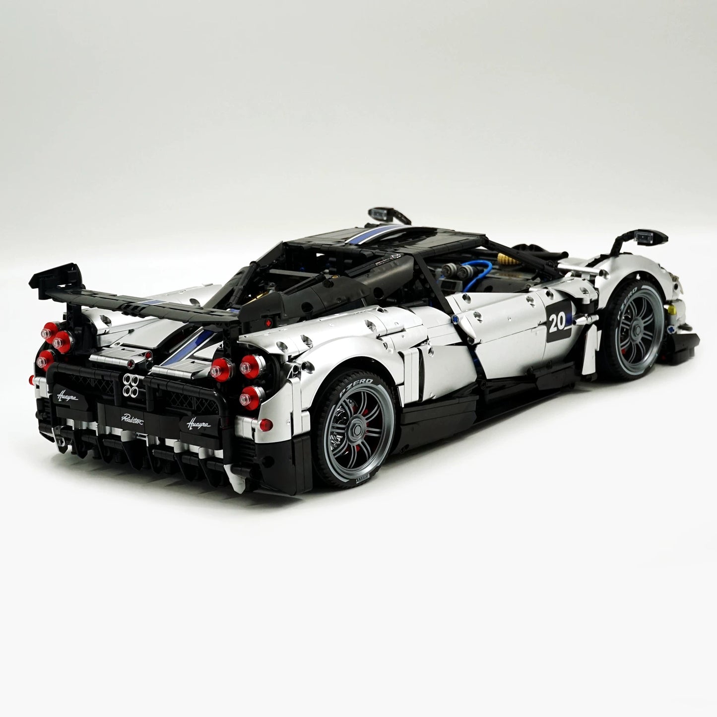 The "Huayra" God of Wind - Metallic Silver V12 Twin-Turbo Active Aerodynamics Series by MOC Works Studio