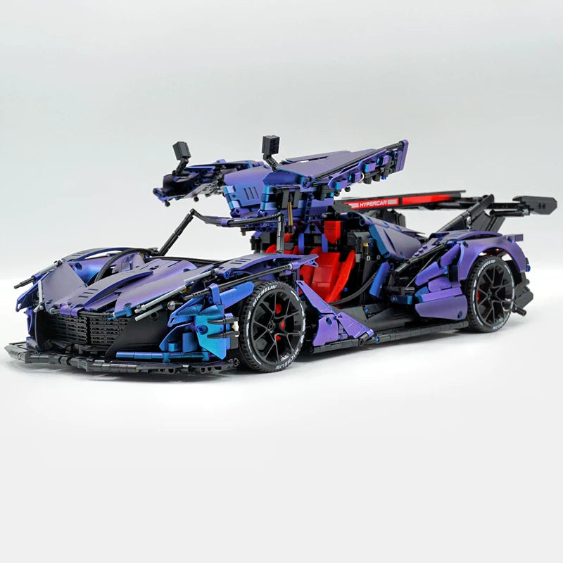 The "Intensa" Chrome Chameleon - Electroplated Color-Shifting V12 Track Monster by MOC Works Studio