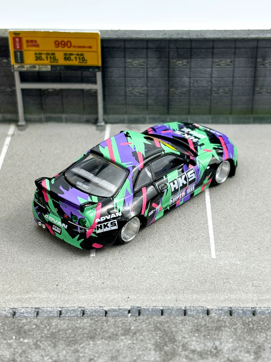 Kaido House x MINI GT 1:64 Nissan GT-R R33 HKS (#129)