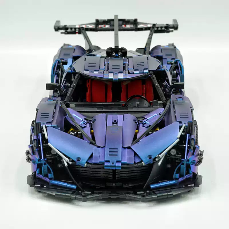 The "Intensa" Chrome Chameleon - Electroplated Color-Shifting V12 Track Monster by MOC Works Studio