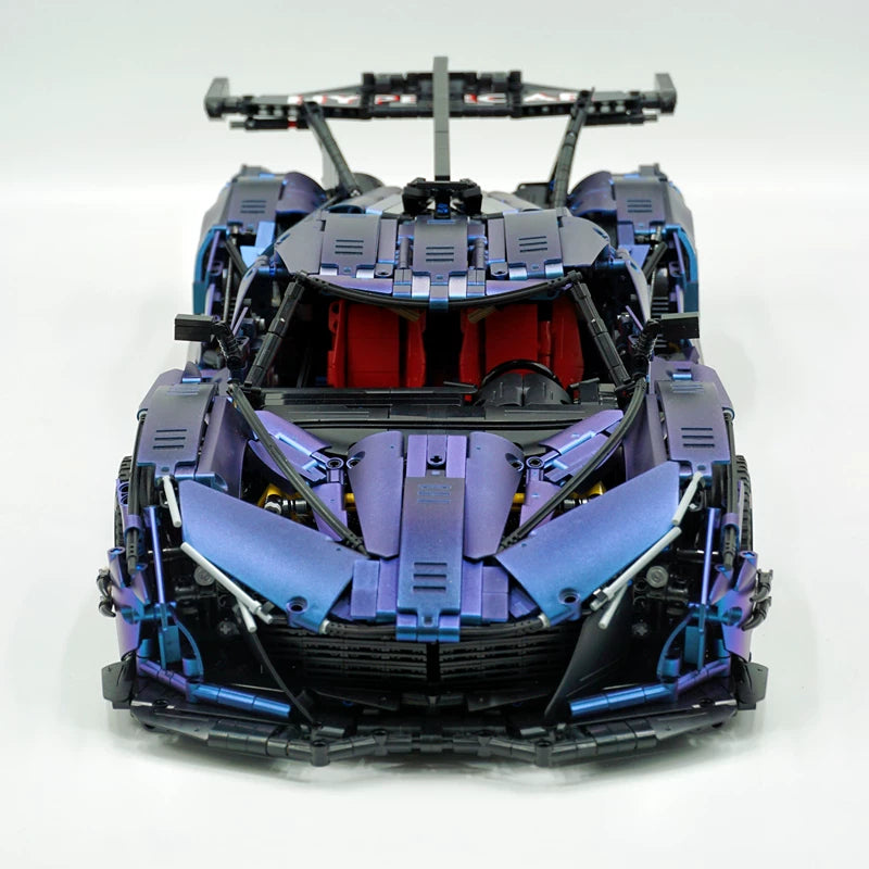 The "Intensa" Chrome Chameleon - Electroplated Color-Shifting V12 Track Monster by MOC Works Studio