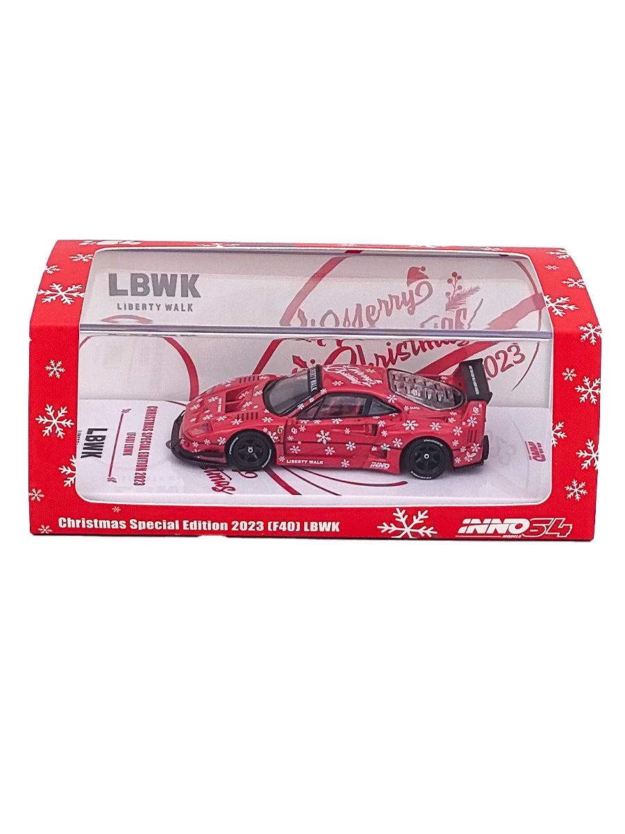 INNO64 1:64 Ferrari F40 LBWK Liberty Walk 2023 Christmas Edition