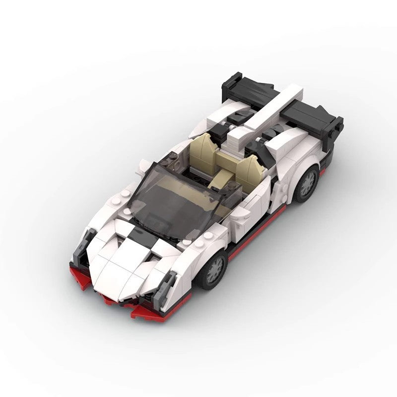 Prototaip Perlumbaan "Veneno" - Kereta Hiper Itali Ultra-Terhad oleh MOC Works Studio