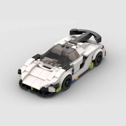 Kereta Hiper "Jesko" 300MPH Speed ​​King - V8 Twin-Turbo oleh MOC Works Studio