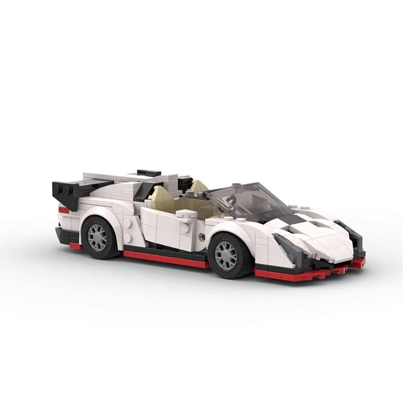 Prototaip Perlumbaan "Veneno" - Kereta Hiper Itali Ultra-Terhad oleh MOC Works Studio