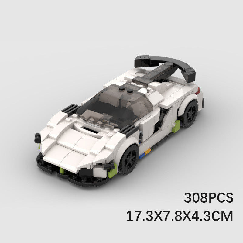 Kereta Hiper "Jesko" 300MPH Speed ​​King - V8 Twin-Turbo oleh MOC Works Studio