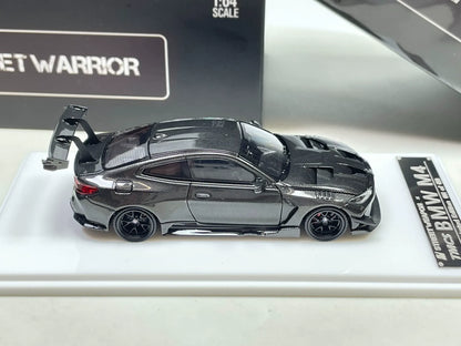 Street Warrior TMCS BMW M4 1:64 carbon-fiber style diecast side profile